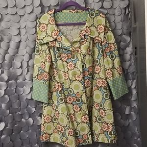 Custom Couture Button Up Coat